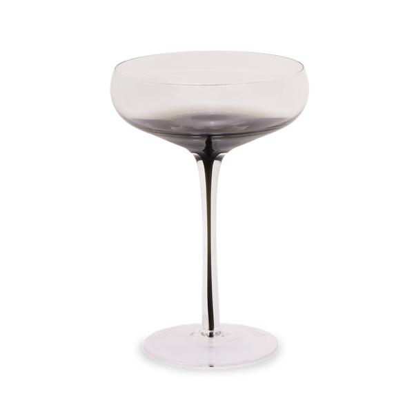 Smoke Stem Coupe Glasses