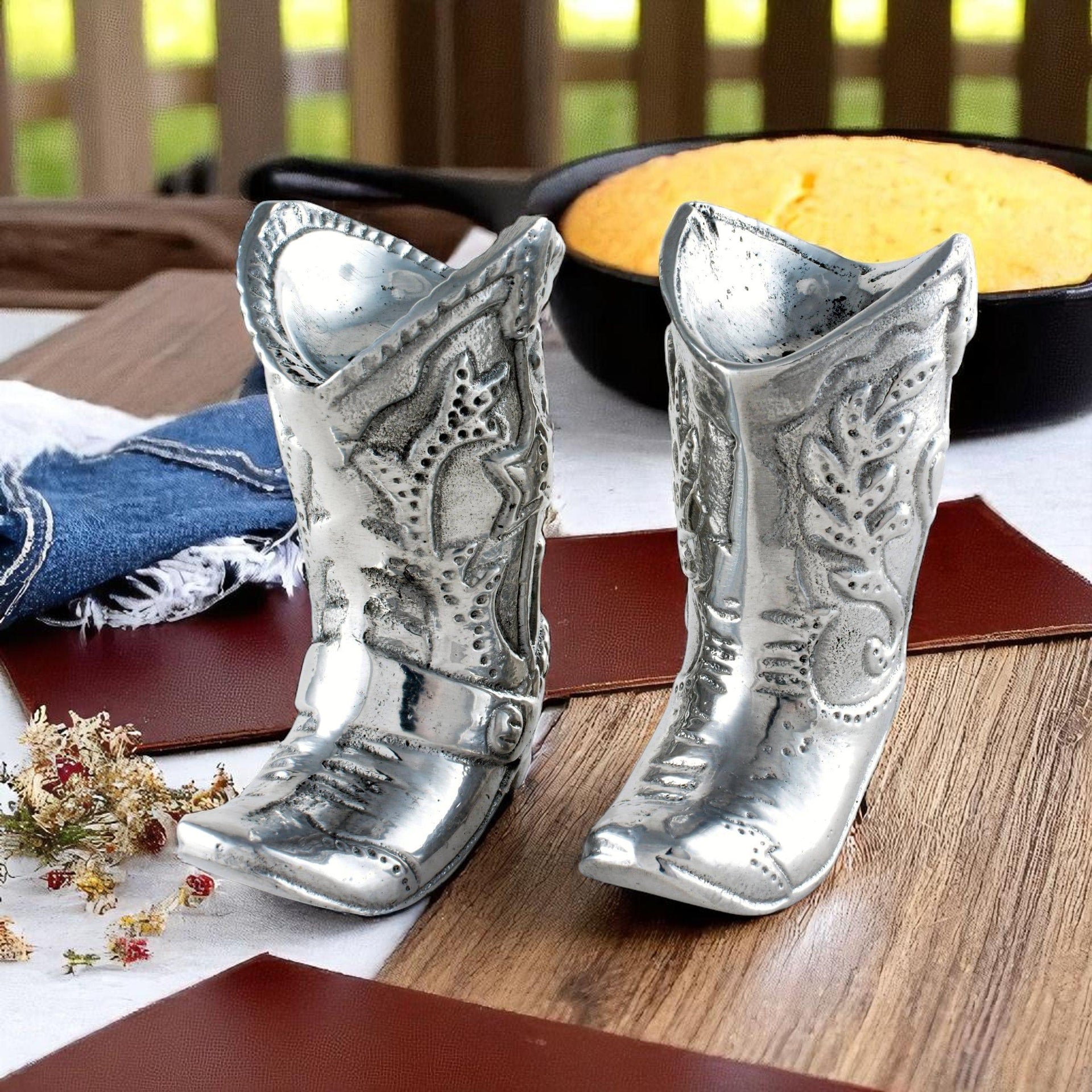 Cowboy Boot Salt and Pepper Set