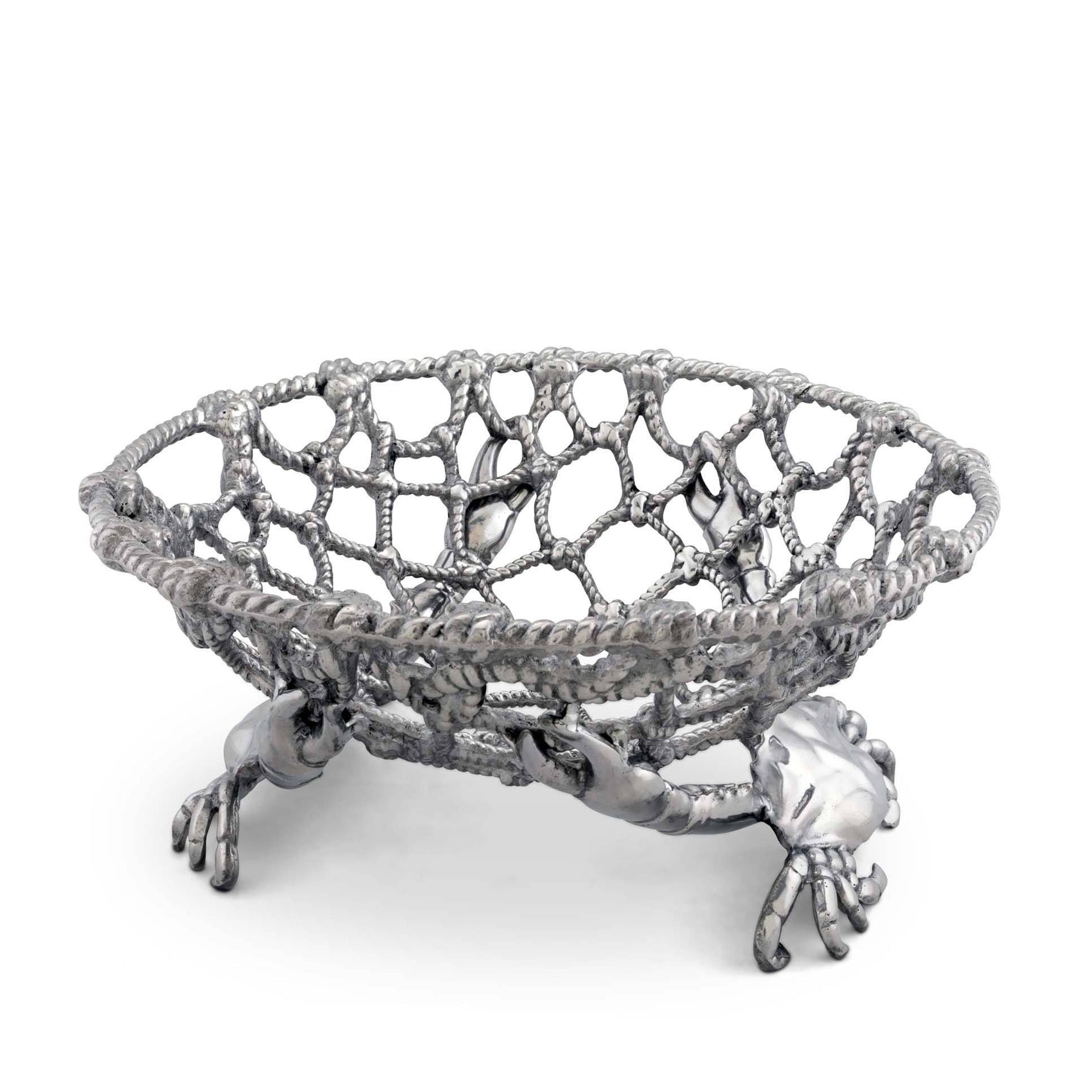 Crab and Net Fruit Basket