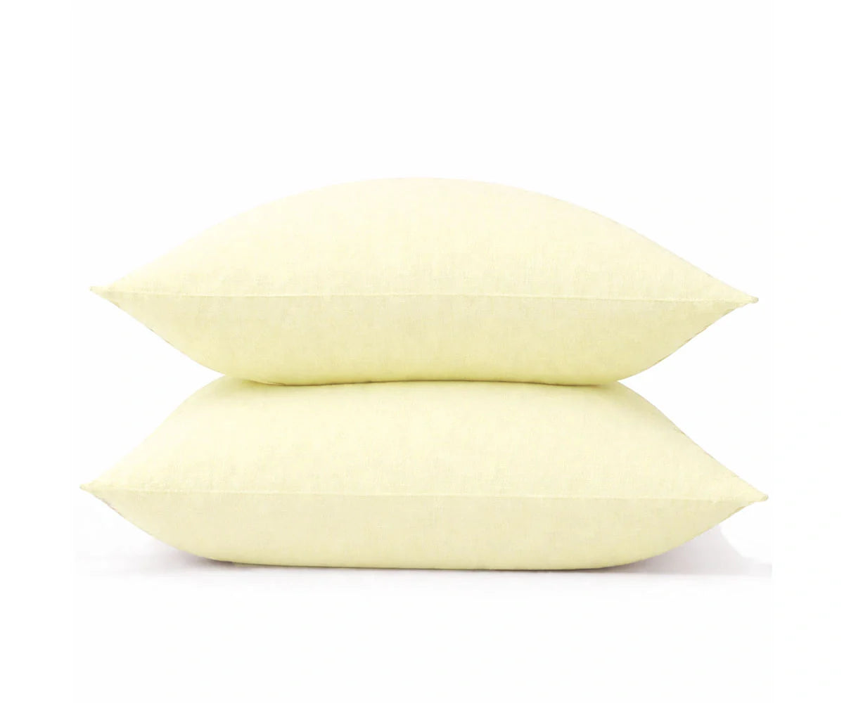 Stonewashed 100% Linen Pillowcases - Set of 2