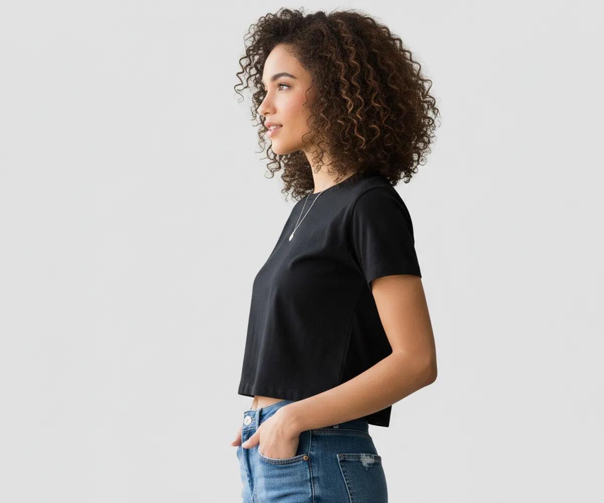 Crop Tops for Women - White Crop Top - Black Crop Top