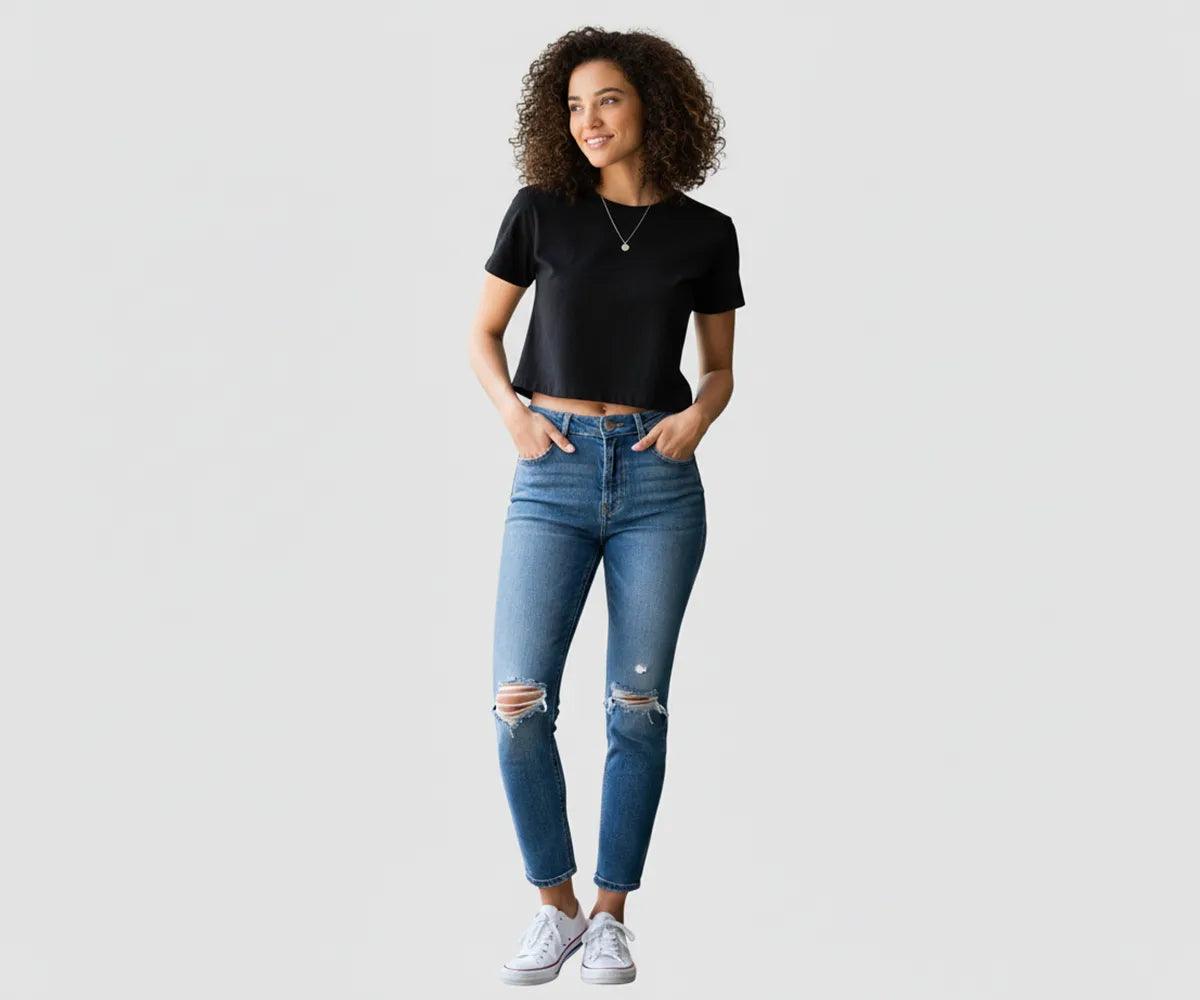 Crop Tops for Women - White Crop Top - Black Crop Top