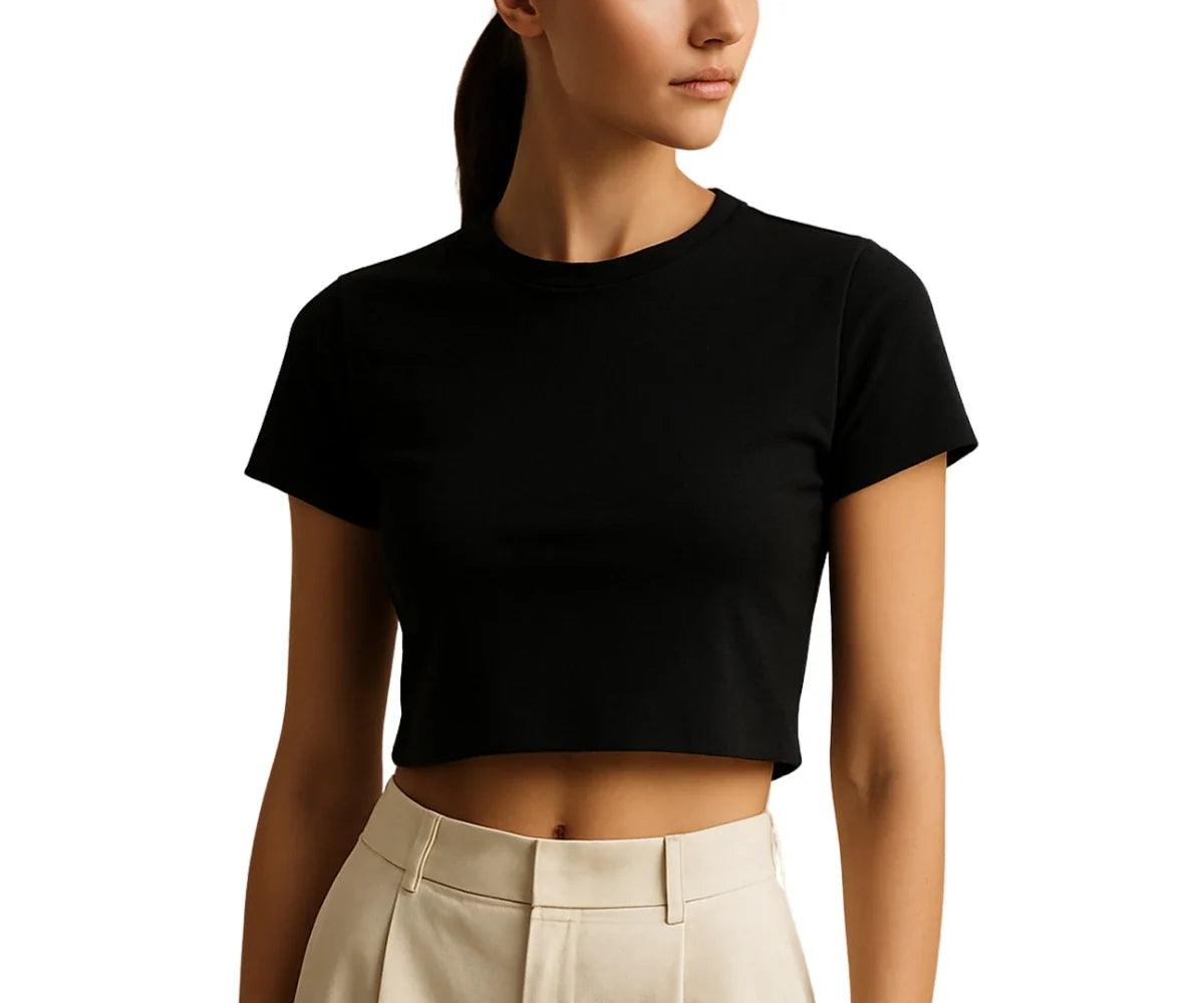 Crop Tops for Women - White Crop Top - Black Crop Top