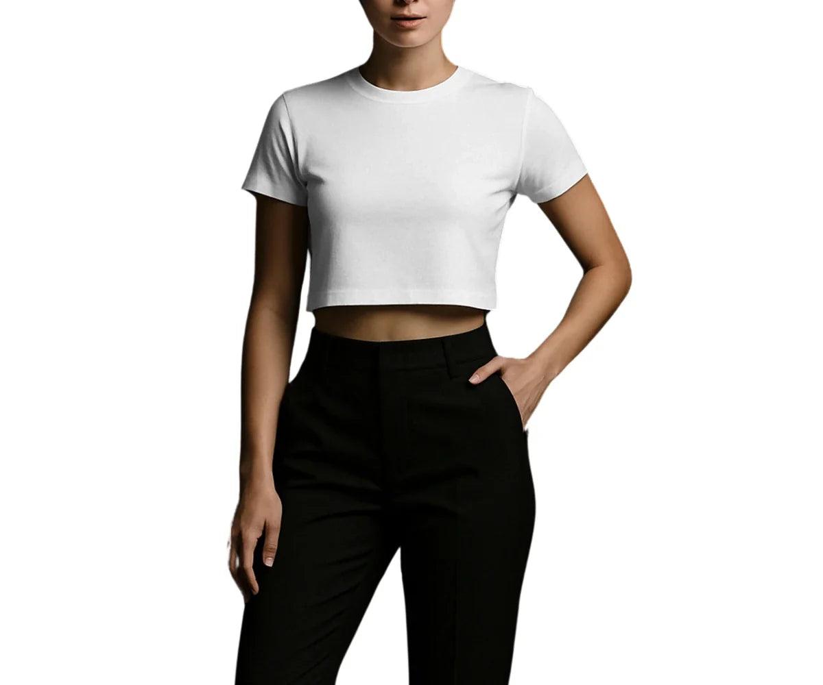 Crop Tops for Women - White Crop Top - Black Crop Top