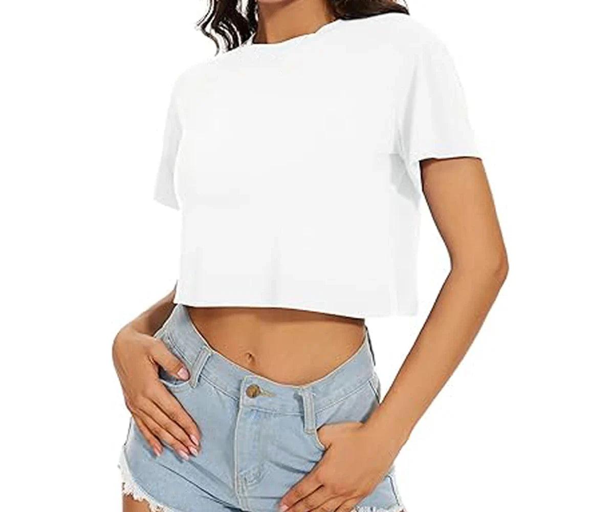 Crop Tops for Women - White Crop Top - Black Crop Top