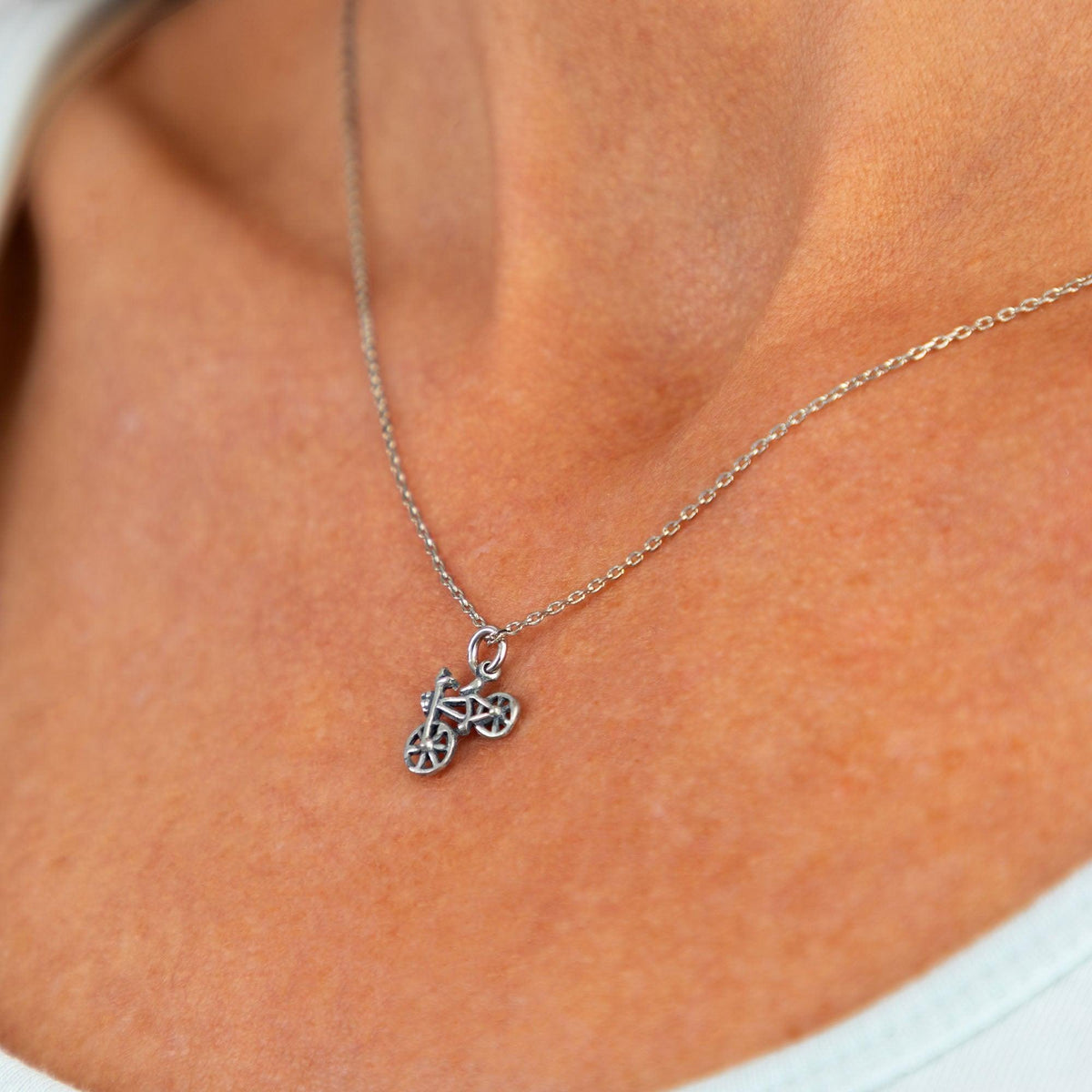 Life is a Beautiful Ride Pewter Necklace
