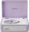 Crosley CR3505A-LN Cruiser Retro Portable CD Player with Stereo Bluetooth Speakers and FM Radio, Lavender