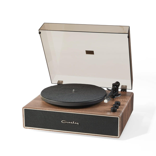 Crosley Stave Record Player - Walnut/Gold