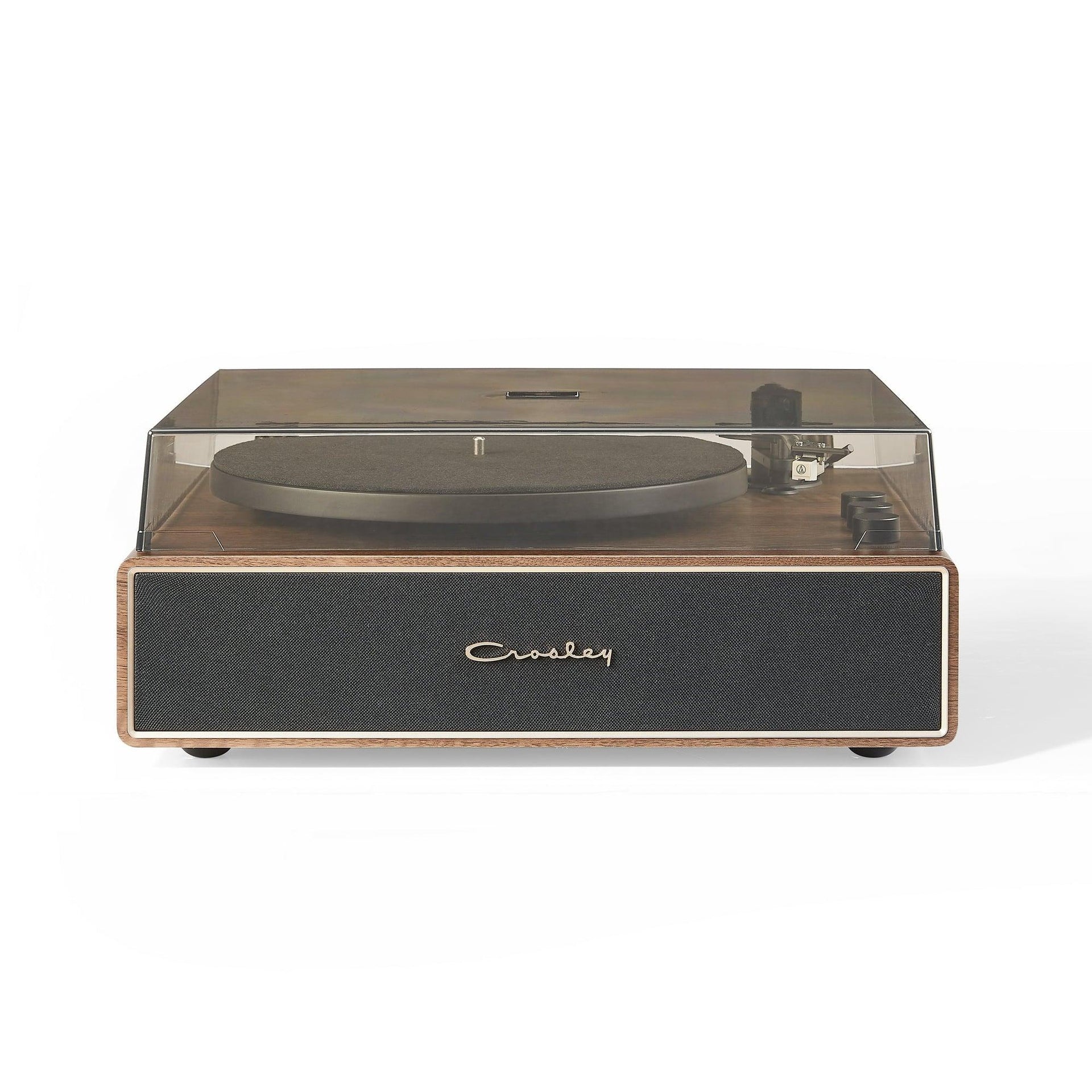 Crosley Stave Record Player - Walnut/Gold