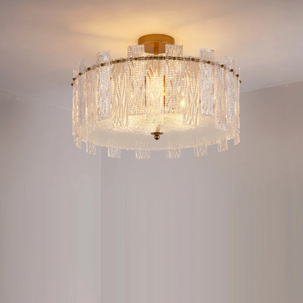 Crystal Gold Ceiling Lamp