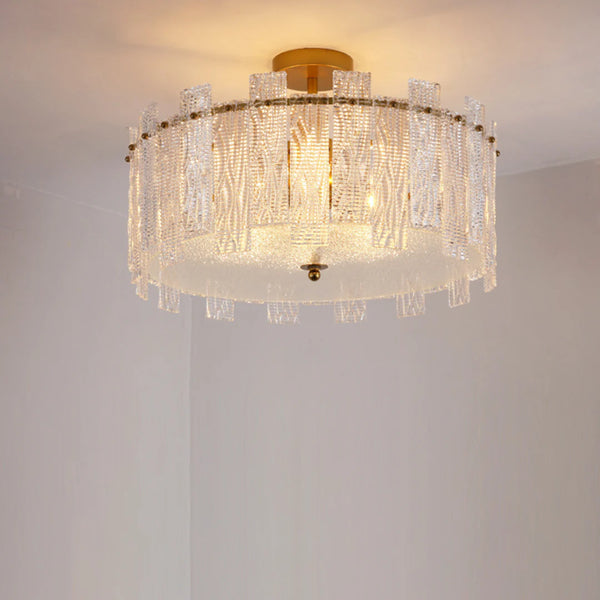 Crystal Gold Ceiling Lamp