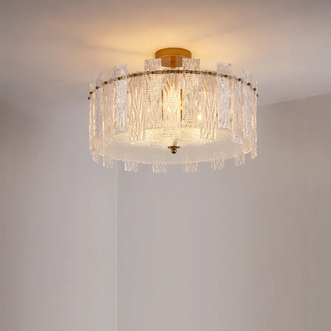 Crystal Gold Ceiling Lamp