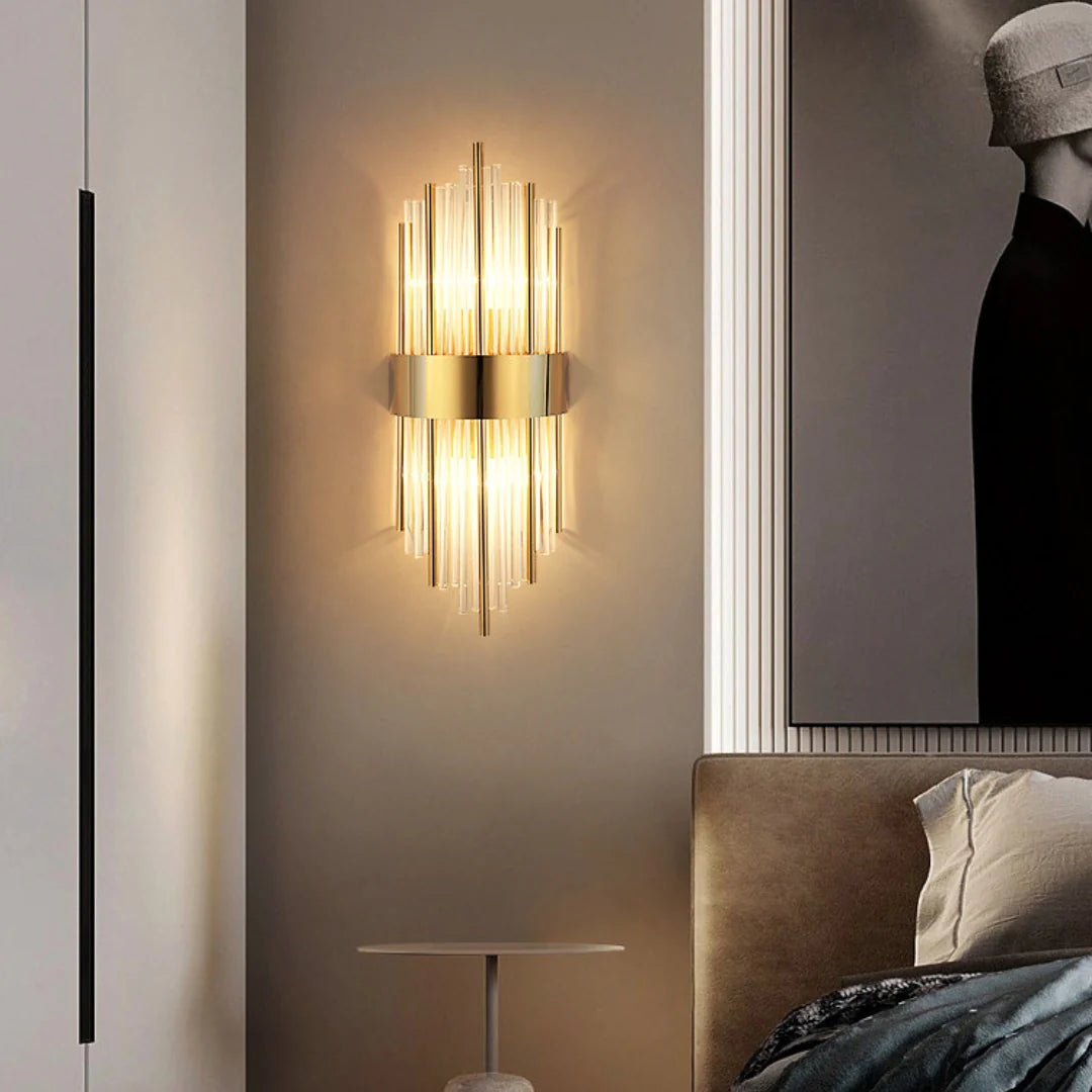 Crystal Rod Wall Sconce