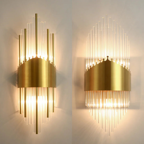 Crystal Rod Wall Sconce
