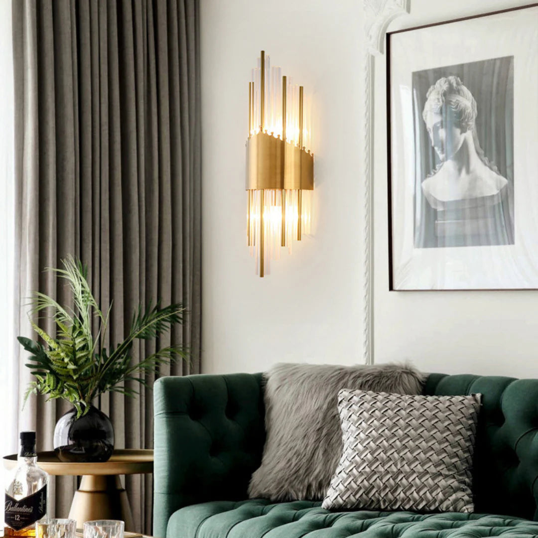Crystal Rod Wall Sconce