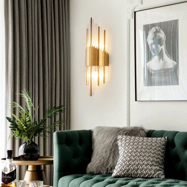 Crystal Rod Wall Sconce
