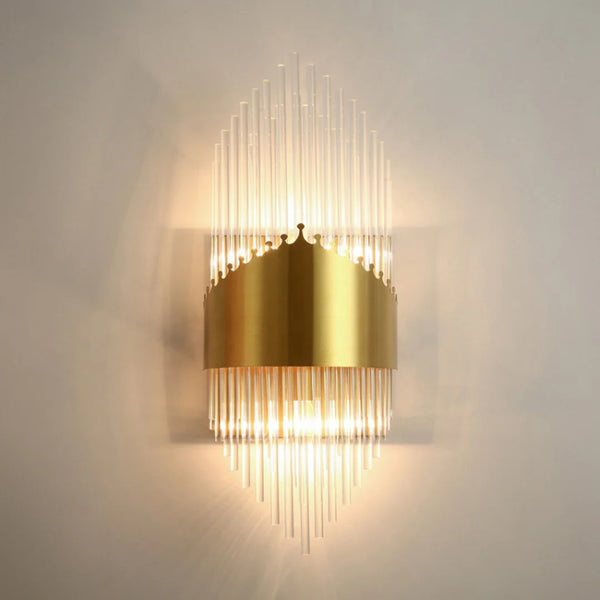Crystal Rod Wall Sconce