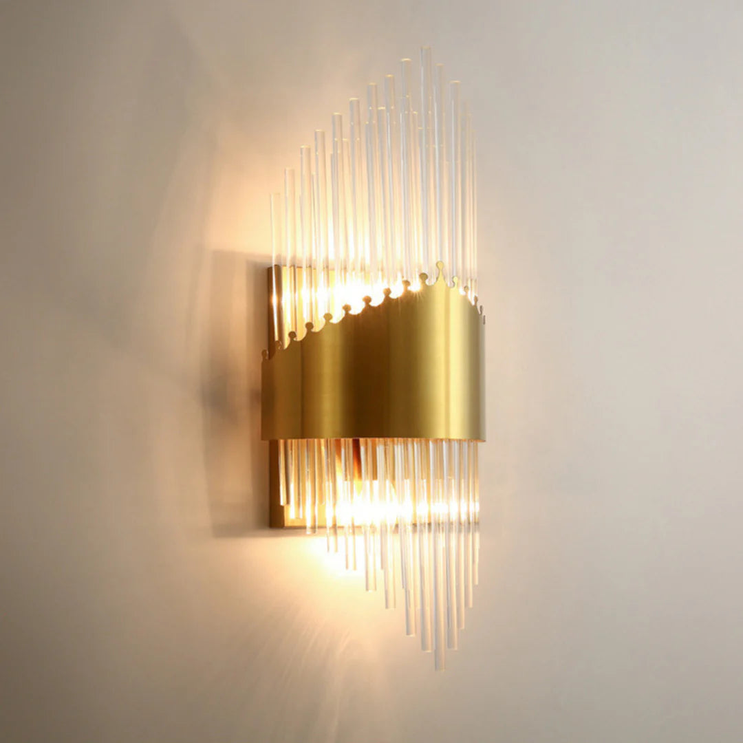 Crystal Rod Wall Sconce
