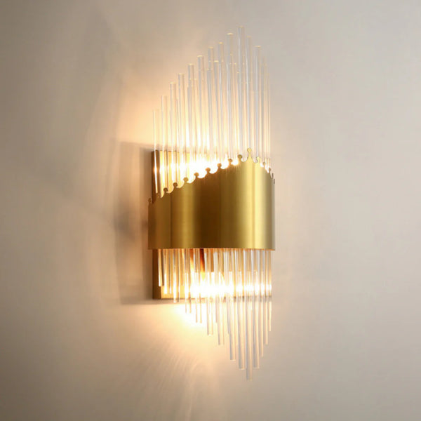 Crystal Rod Wall Sconce
