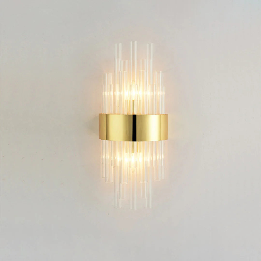 Crystal Tube Modern Wall Lamp