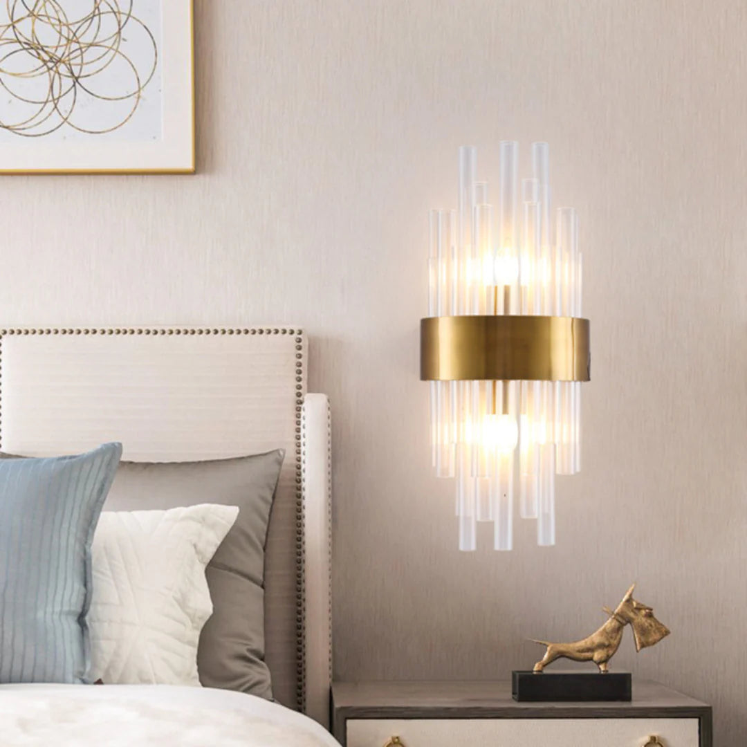 Crystal Tube Modern Wall Lamp