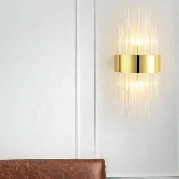 Crystal Tube Modern Wall Lamp