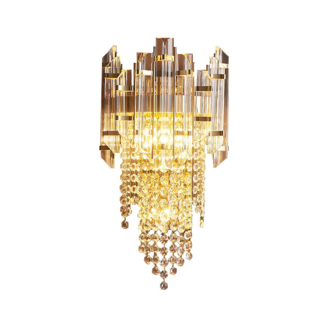 Crystal Tiered Luxury Wall Lamp