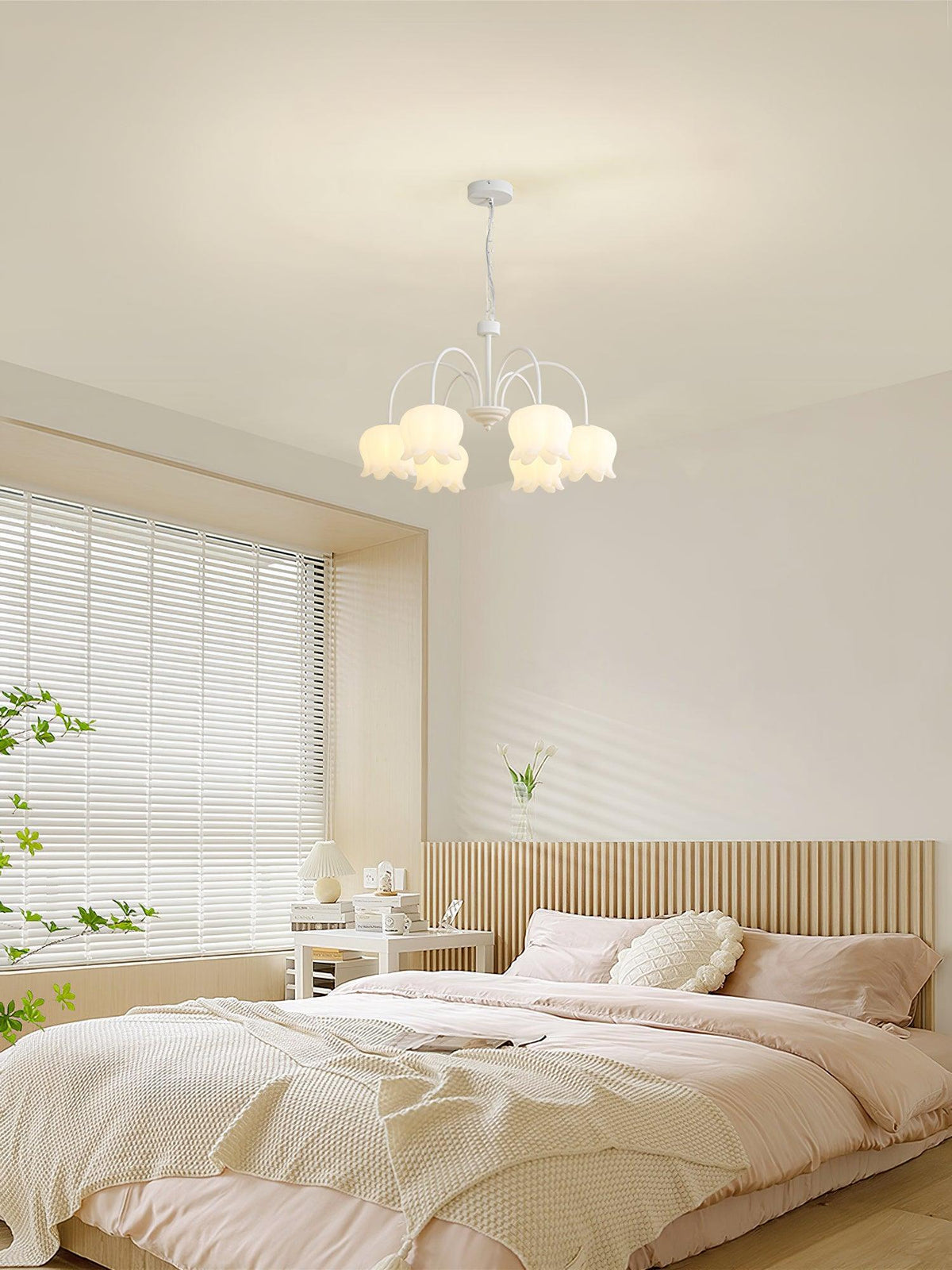 Curved Arm Bell Chandelier