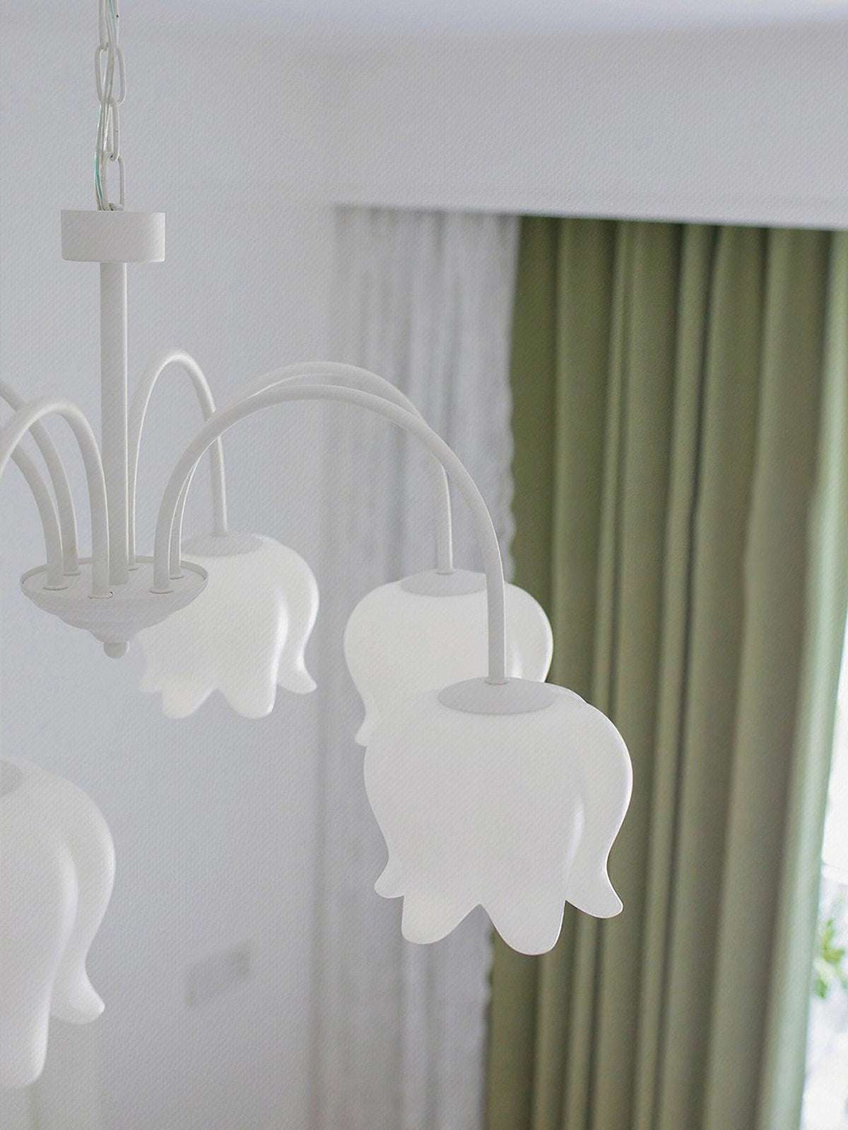 Curved Arm Bell Chandelier