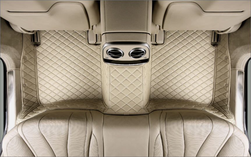 Luxury Custom Car Floor Mats - Carreau Collection