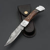 Striker Custom Pocket Knife with Pine Cone Handle