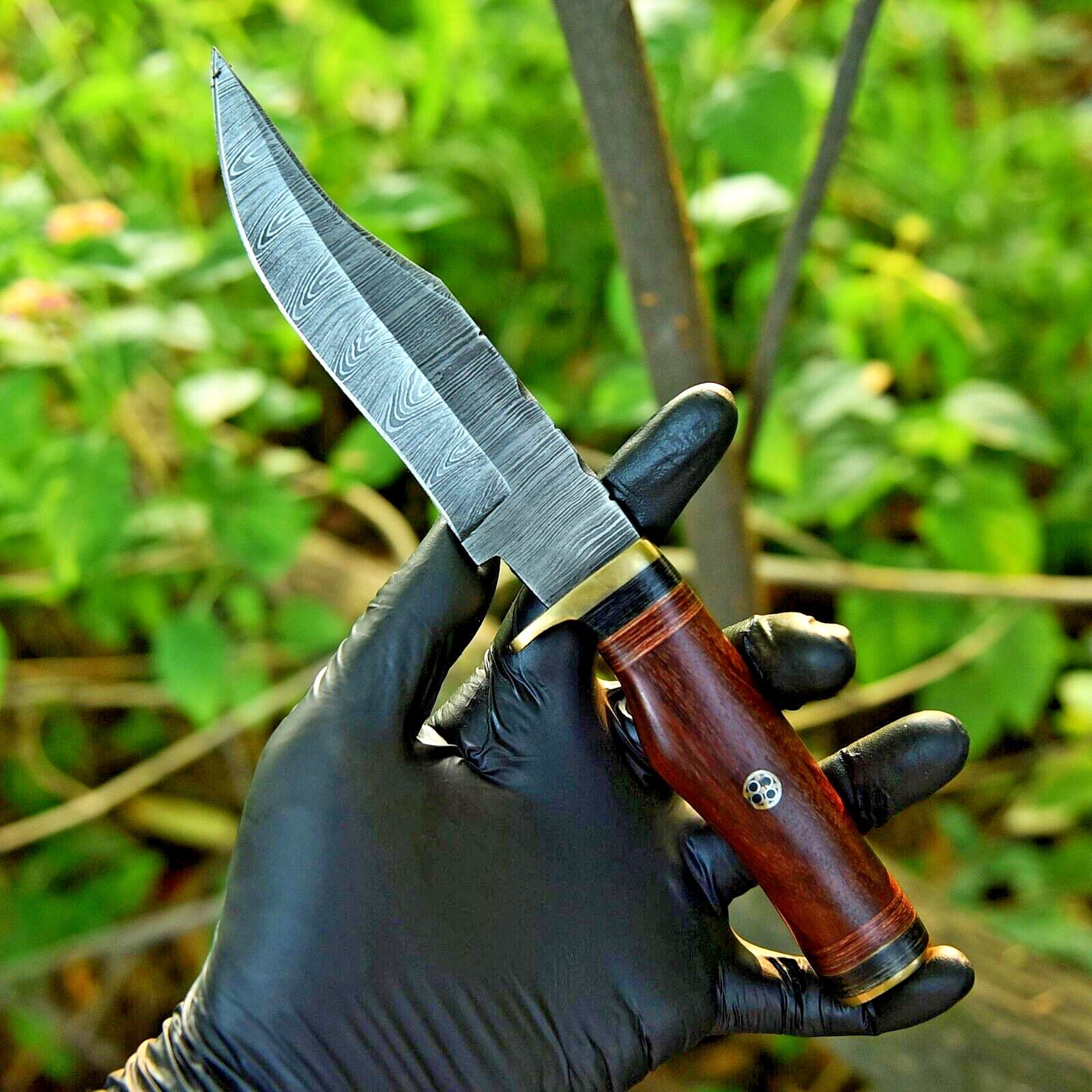 Damascus Steel Hunting Knife – 10