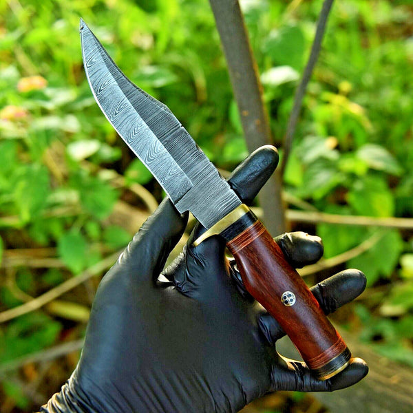 Damascus Steel Hunting Knife – 10