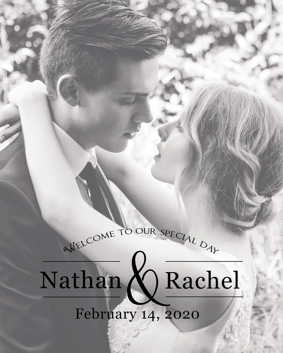 Custom Welcome to Our Wedding Sign