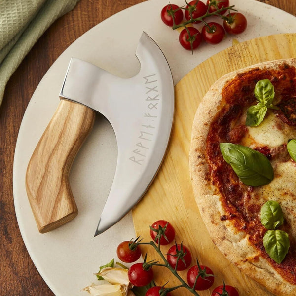 Custom Handmade Ax Pizza Cutter with 8