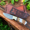 Custom Handmade Damascus Steel Skinning Knife 7.75