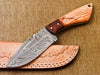 Custom Handmade Damascus Steel Survival Knife - 5