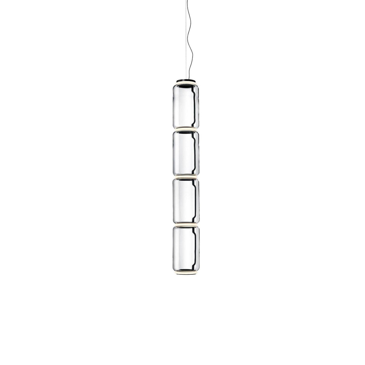 Cylindrical Glass Pendant Light