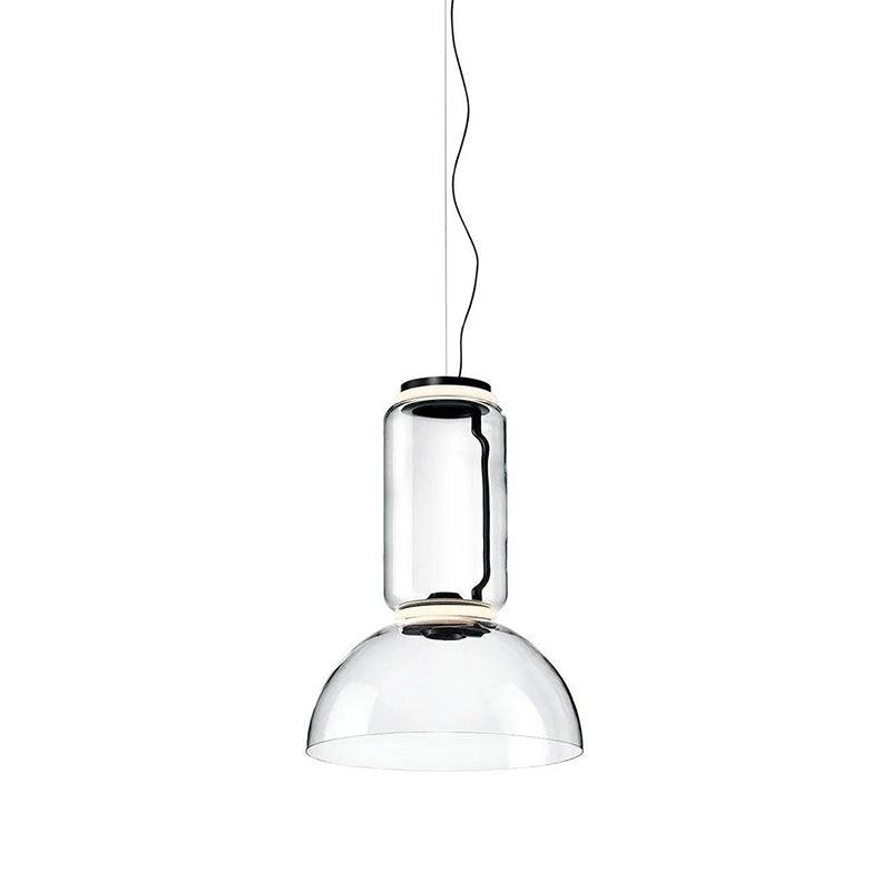 Cylindrical Glass Pendant Light
