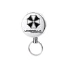 Outdoor equipment high elasticity telescopic steel wire rope keychain anti loss and anti-theft telescopic keychain