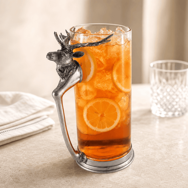 Deer Glass Pitcher in Lodge Style