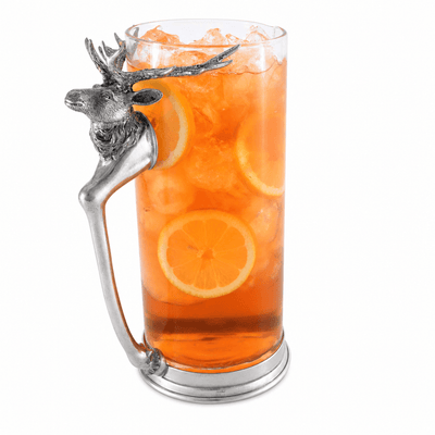 Deer Glass Pitcher in Lodge Style