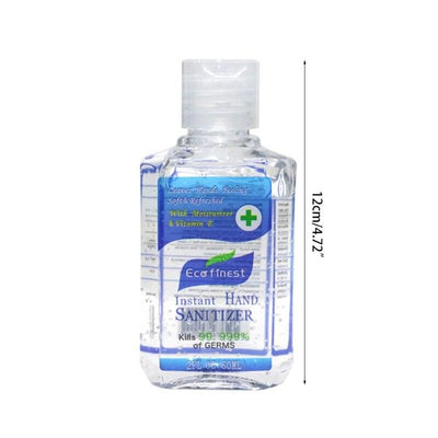 Hand Sanitizer Gel,Kills 99.99% Germs,Long-lasting Anti-Bacterial Quick Drying Liquid Hand Soap,No Water Required 60ML