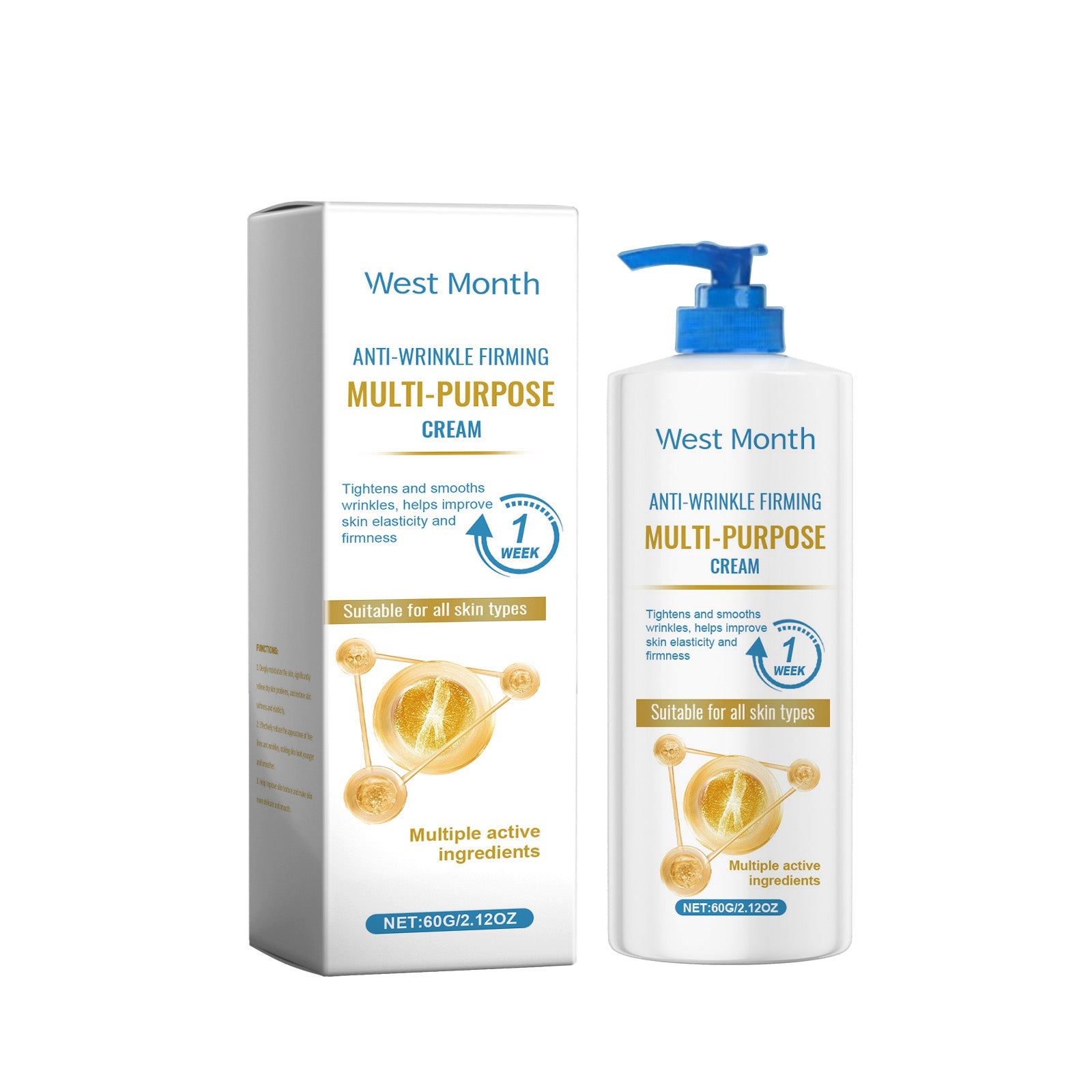 Skin Firming Cream, Soothing Skin Wrinkles Repair Hydrating Moisturizing Firming Body Cream