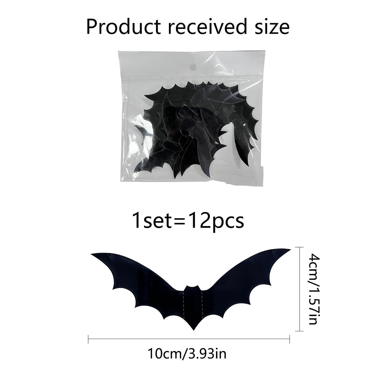Halloween 3D Butterfly Bat Home Decor Wall Sticker 12 Pack Butterfly Sticker Wall Sticker