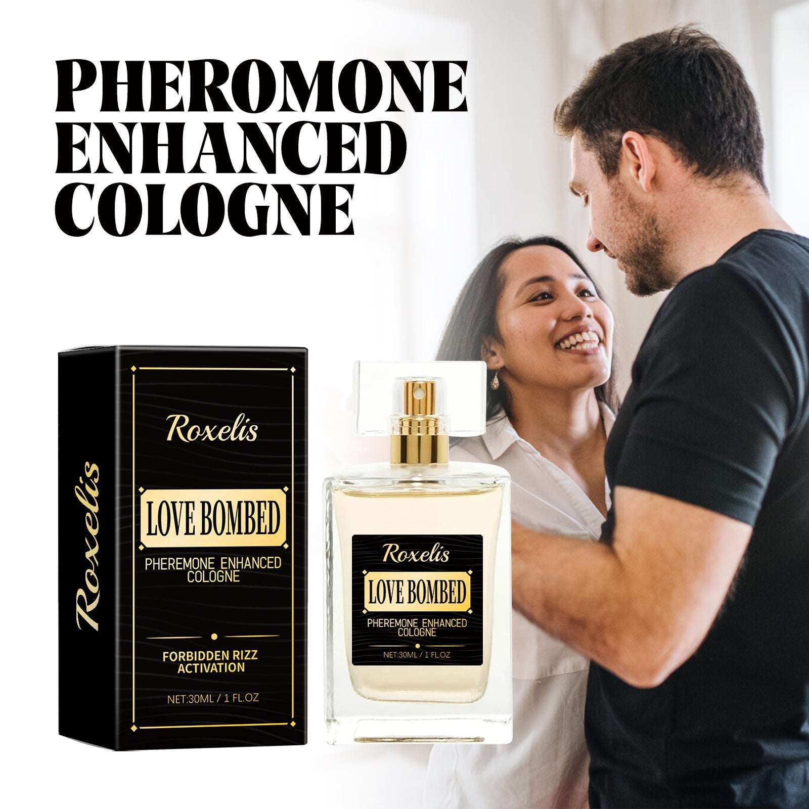 Pheromone Enhanced Cologne, Men's Cologne Lasting Light Fragrance Business Gentleman Fresh Charm Encounter Perfume