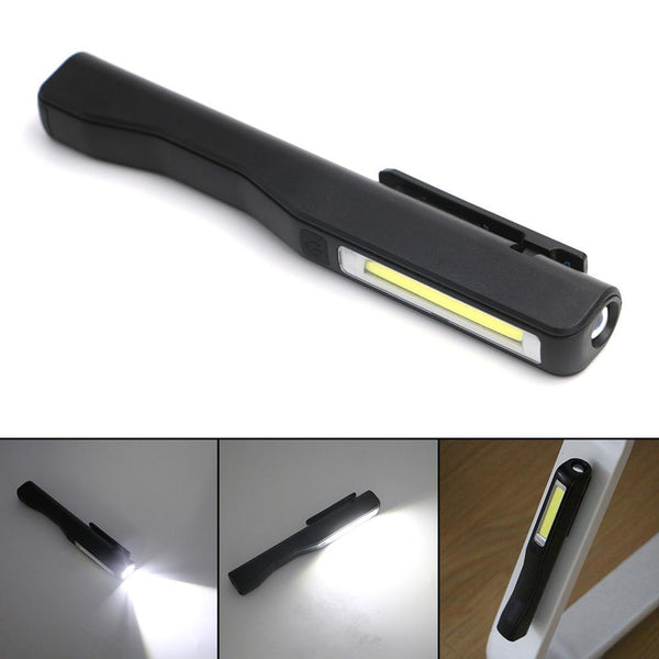 COB LED Mini Pen MultifunctionTorch Inspection Lamp Pocket  Flashlight  with Clip Magnet Lanterna,Use AAA