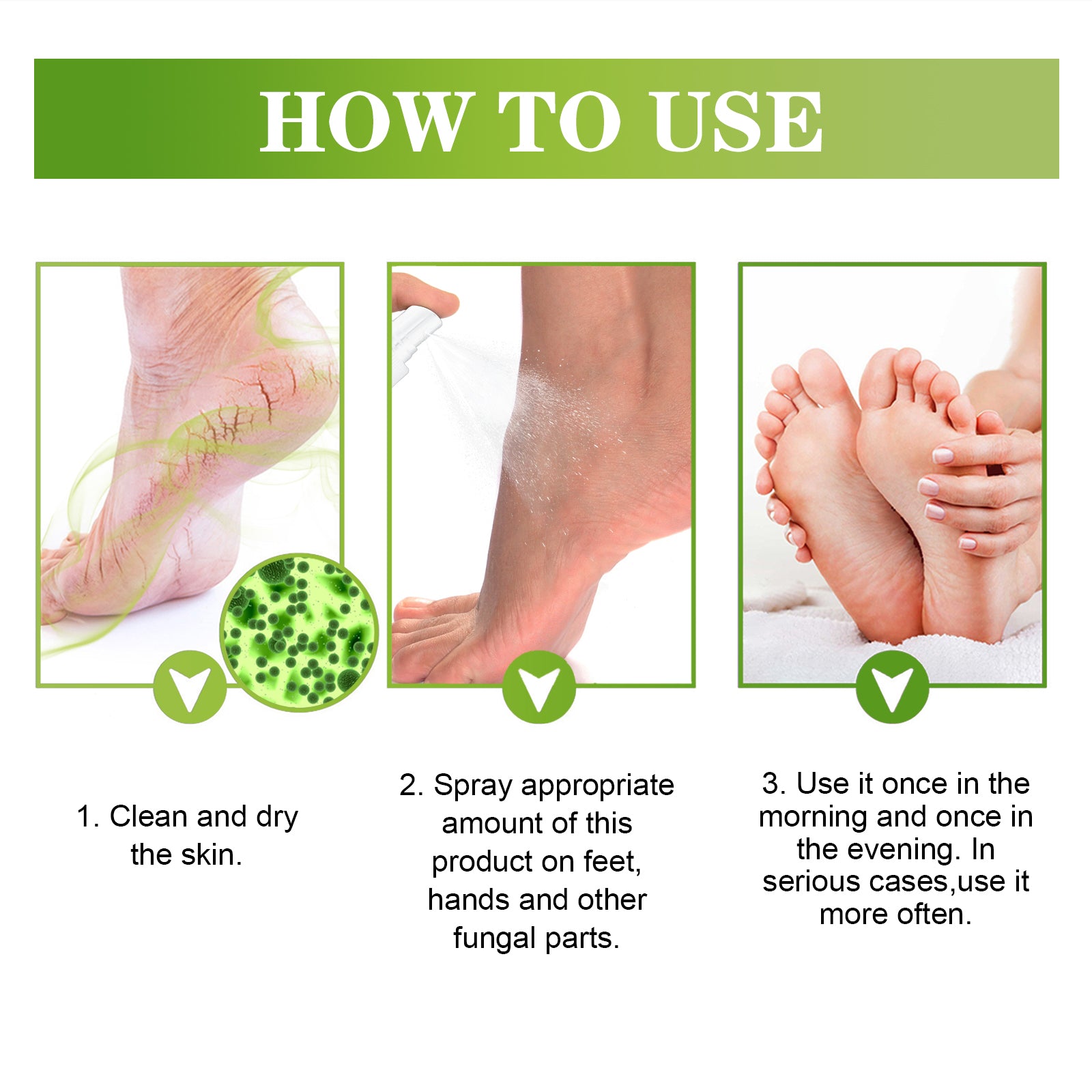 Fresh Foot Spray, Dry Feet Peeling Feet Itchy Moisturizing Skin Fragrance Spray