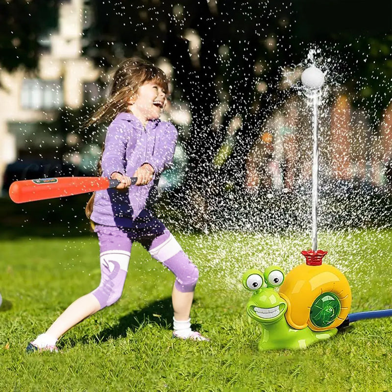 Cartoon snail sprinkler for boys and girls, summer garden lawn, water - spraying toys, fun pool party, backyard