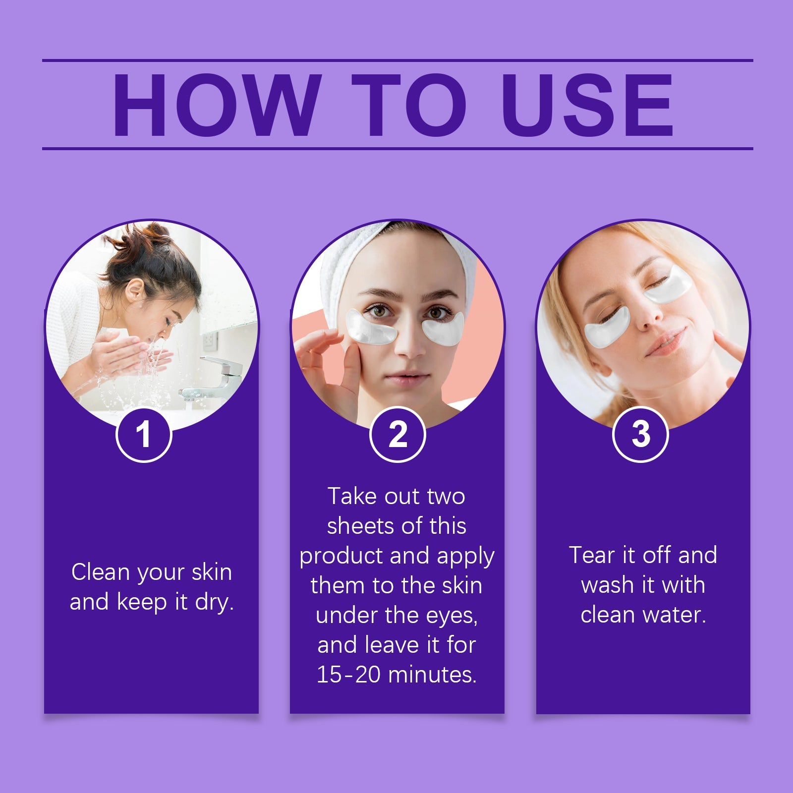 Moisturizing Eye Mask Nourishes And Moisturizes The Skin Around The Eyes